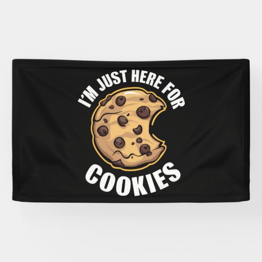 Banderoles I'm Just Here For The Cookies Funny Christmas (Horizontal)