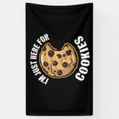 Banderoles I'm Just Here For The Cookies Funny Christmas (Vertical)
