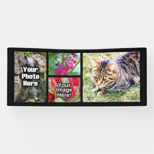 Banderoles Image horizontale de collage de photo de la (Horizontal)