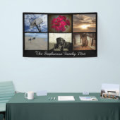 Banderoles Image horizontale de collage de photo de la (Salon professionnel)