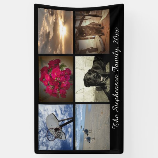 Banderoles Image horizontale de collage de photo de la (Vertical)