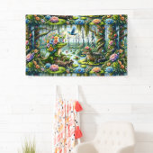 Banderoles Imaginaire alligator marécage Thunder_Cove (En situation)