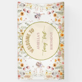 Banderoles Imaginaire fleur sauvage fée premier signe de bien (Vertical)