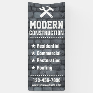 Banderoles Immobilier Entrepreneur Entreprise de construc
