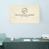 Banderoles Immobilier minimaliste blanc (Salon professionnel)