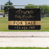 Banderoles immobilier professionnel ajouter photo code QR (Insitu)