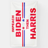 Banderoles Impeindre Biden et Harris  (Vertical)