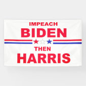 Banderoles Impeindre Biden et Harris  (Horizontal)