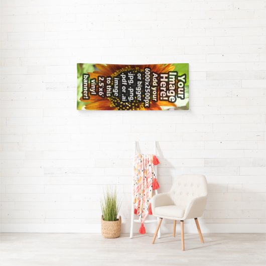 Banderoles Impression personnalisée en vinyle couleur pleine (En situation)