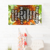 Banderoles Imprimé sur mesure Vinyl Impression pleine couleur (En situation)