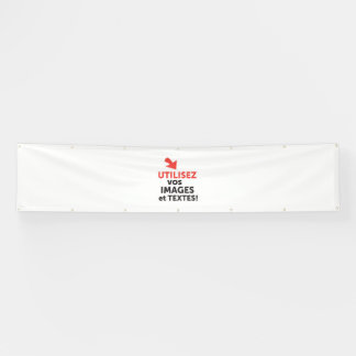 Banderoles Imprimer vos conceptions en ligne en français