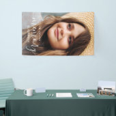 Banderoles In Love Memory Memorial Modern Elegant Photo (Salon professionnel)