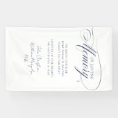 Banderoles "In Love Memory" Moderne, Calligraphie, Mariage (Horizontal)
