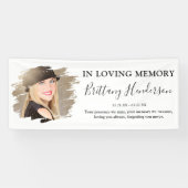 Banderoles In Loving Memory | Photo Memorial Banner (Horizontal)