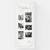 Banderoles In Loving Memory Photo Wedding Display Wedding Mem (Vertical)