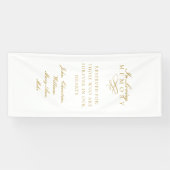 Banderoles In Loving Memory! White Wedding Memorial (Horizontal)