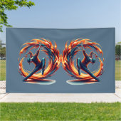 Banderoles Incendie De Rue Avec Énergie Urbaine (Dehors)