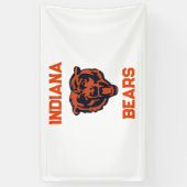 Banderoles Indiana Bears Flag (Vertical)