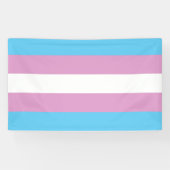 Banderoles Indicateur de la Trans Pride (Horizontal)