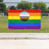 Banderoles Indicateur d'inclusion gay pride (En situation)