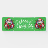 Banderoles Indoor Outdoor Custom Banner-Merry Christmas (Horizontal)