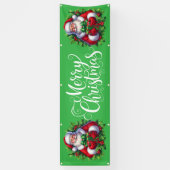 Banderoles Indoor Outdoor Custom Banner-Merry Christmas (Vertical)