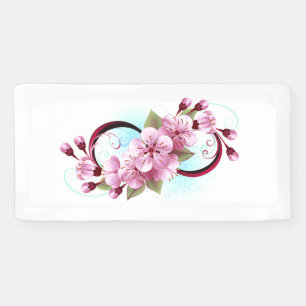 Banderoles Infinité avec les fleurs Sakura