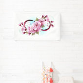 Banderoles Infinité avec les fleurs Sakura (Insitu)