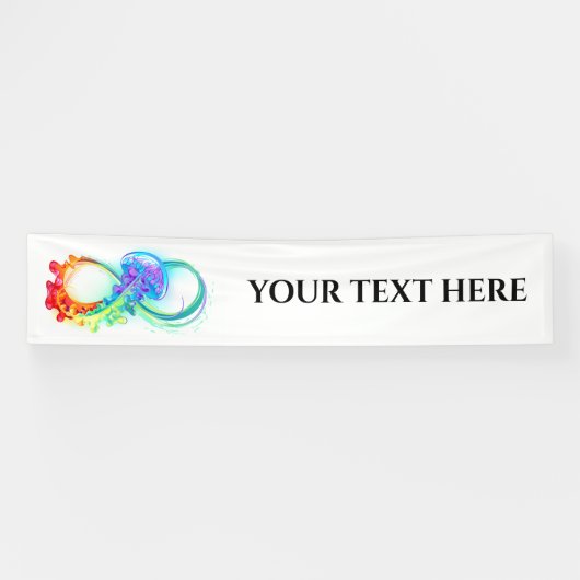 Banderoles Infinity avec Rainbow Jellyfish (Horizontal)