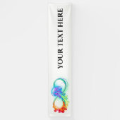 Banderoles Infinity avec Rainbow Jellyfish (Vertical)