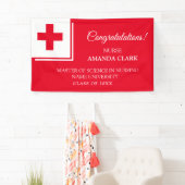 Banderoles Infirmière de la Croix Rouge et Blanche moderne Di (En situation)