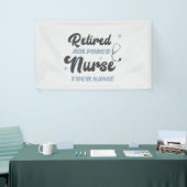 Banderoles Infirmière de la Force aérienne retraitée (Salon professionnel)
