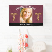 Banderoles Infirmière dentaire de l'école Médicale (En situation)