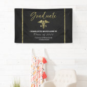 Banderoles Infirmière Médicale Caduceus Grad Party (En situation)