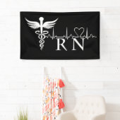 Banderoles Infirmière RN Heartbeat (En situation)