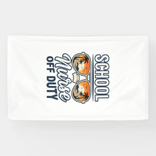 Banderoles Infirmière scolaire hors service chemise de lunett