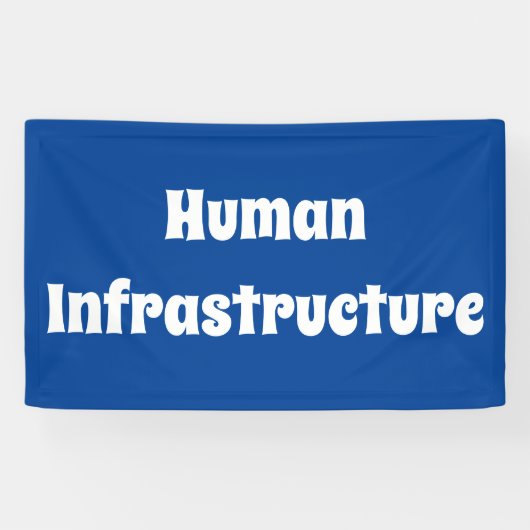 Banderoles Infrastructure humaine (Horizontal)