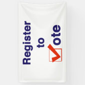 Banderoles Inscrivez-Vous Au Vote 2026 (Vertical)