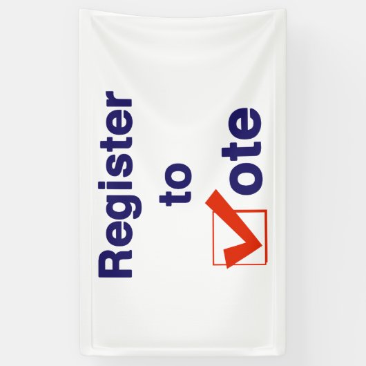 Banderoles Inscrivez-Vous Au Vote 2026 (Vertical)