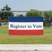 Inscrivez-vous pour voter Red White and Blue Strip