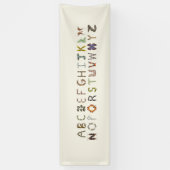 Banderoles Insecte ou alphabet de bogues de décoration (Vertical)