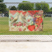 Banderoles Inséparables Coeur antique Vintage (En situation)