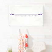 Banderoles Insérer un devis inspirant ici - violet (En situation)