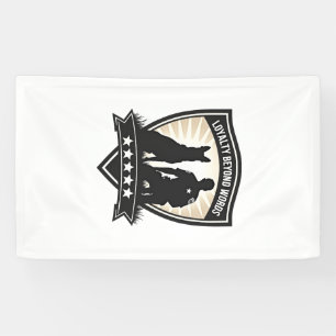 Banderoles Insigne de police K9 vintage Loyalty Beyond Words