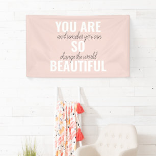 Banderoles Inspiration Tu Es Si Belle Citation Positive 
