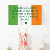 Banderoles Inspirational Irish Blessing Shamrock Patrick (En situation)