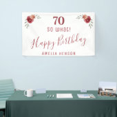 Banderoles Inspirationnel donc quel 70e anniversaire fête flo (Salon professionnel)