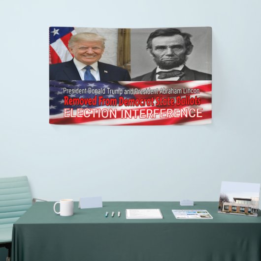 Banderoles Interférence électorale (Salon professionnel)