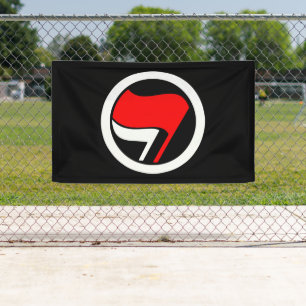 Banderoles Inverse du drapeau anti-fascisme