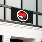 Banderoles Inverse du drapeau anti-fascisme (Bâtiment extérieur)